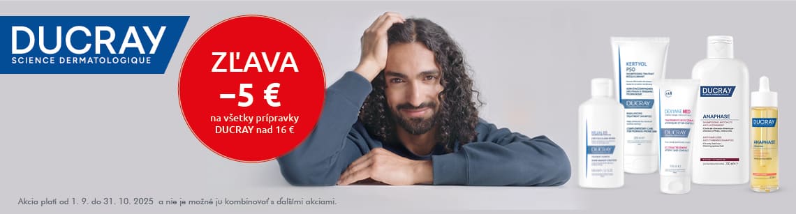 Ducray - zľava 5 €